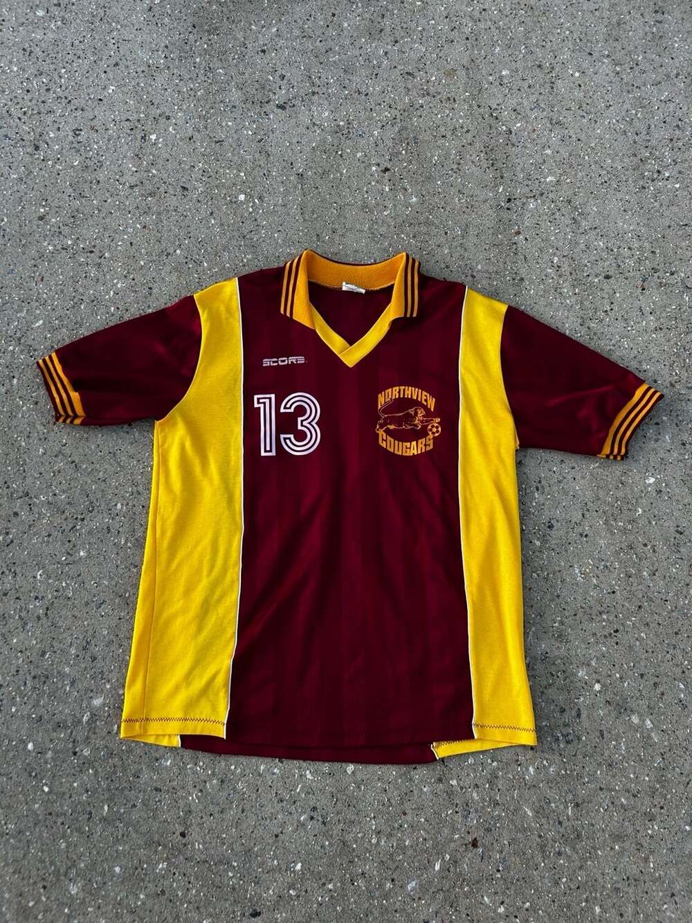 Vintage Score Northview Cougars Soccer Jersey Size XL